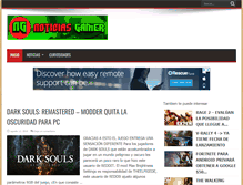 Tablet Screenshot of noticiasgamer.com